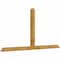 Ekena Millwork Portland Rough Sawn Timber Gable Bracket, Western Red Cedar, 96"W x 48"H x 4"D x 4"F, 12/12 Pitch GBW096X48X0404POR00RWR - alternate 4
